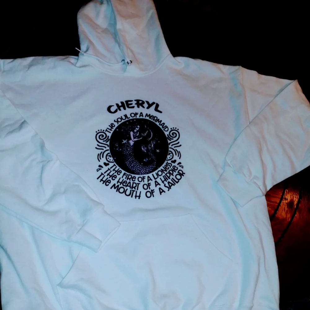 CHERYL NAME PERSONALIZED HOODIED SWEATER